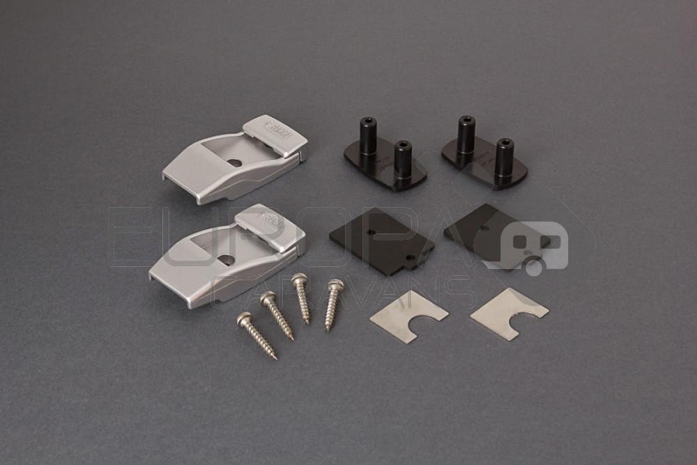 Fiamma Wall Brackets Aluminium Titanium 2st.