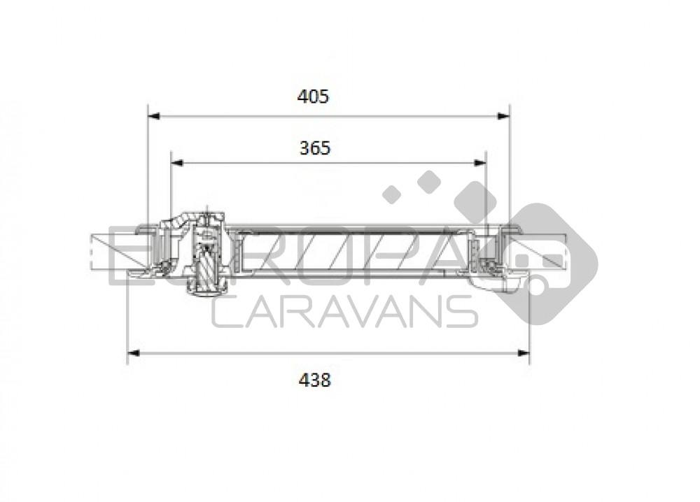 Dometic Serviceluik SK4 70x40.5cm Wit