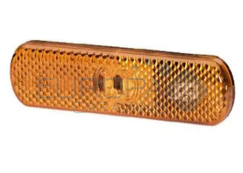 Hella Zijmarkering LED met Reflector Rechthoekig Opbouw Oranje