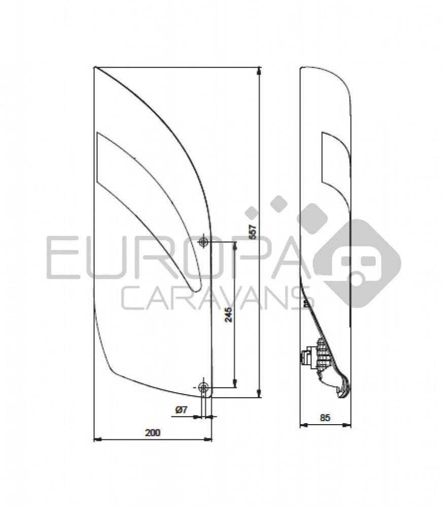 Jokon Multi Achterlicht met Reflector L3100 Links