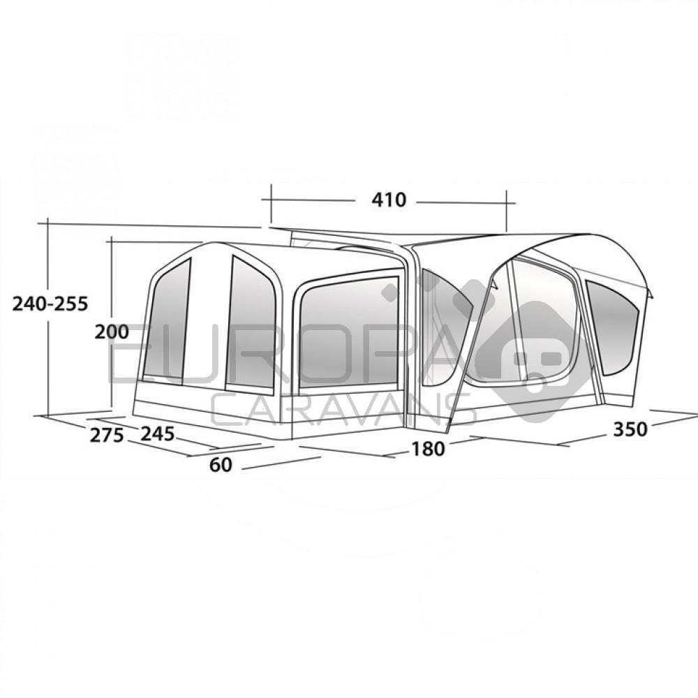 Outwell Caravanvoortent Reed 350SA