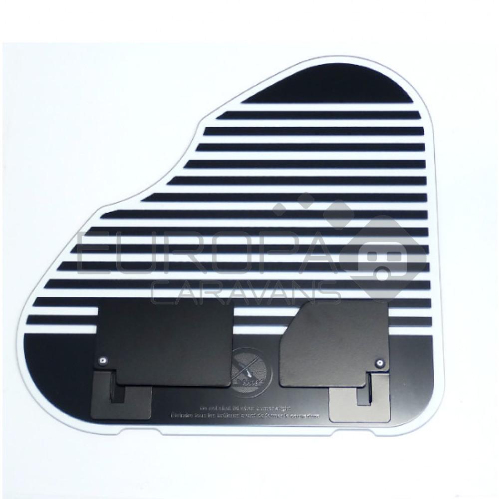 SHB330 glasplaat hitte bestendig SSPA0213 rechts
