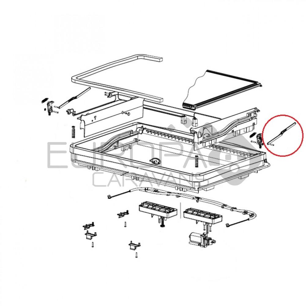 Dometic Midi Heki Uitzethendel (L+R)