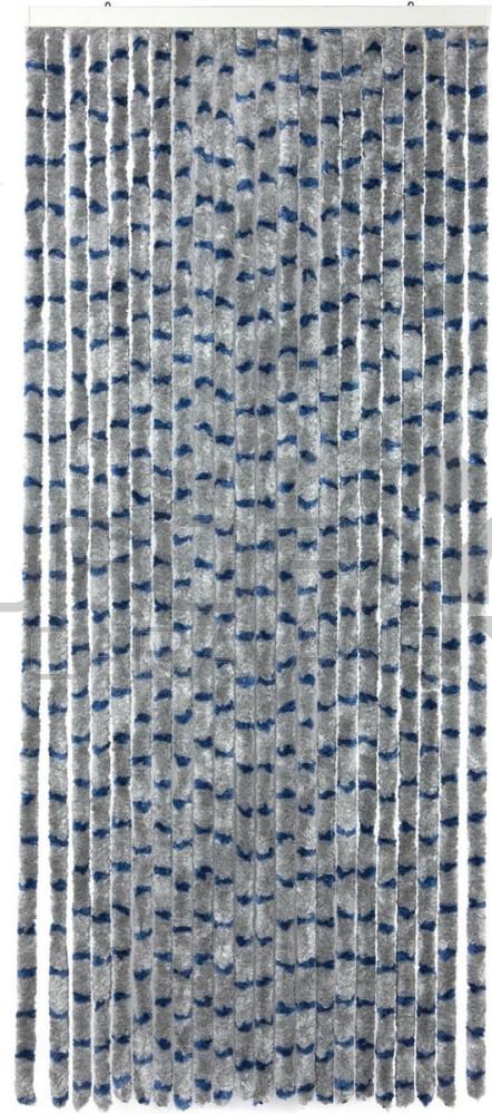 Arisol Chenille Gordijn 56x200 Blauw/Grijs