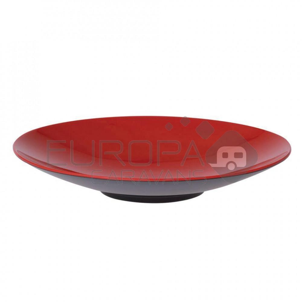 Gimex Grey Line Red Pastabord 23cm