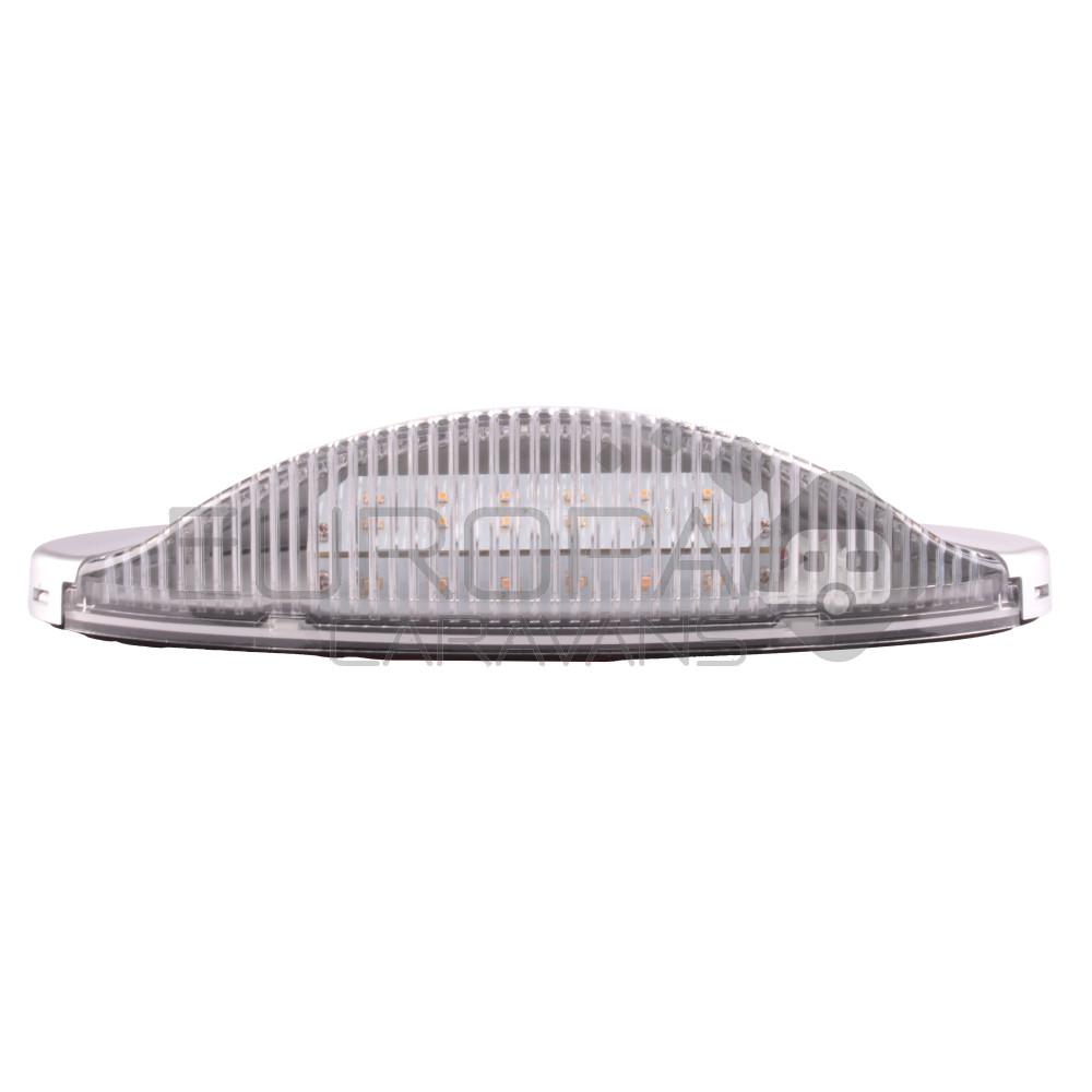 Voortentlamp Wave LED Zilver