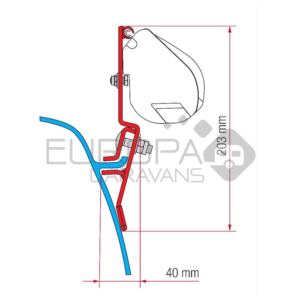 Fiamma VW T3/T3 Lift Roof Kit H1 1979-1990 F35