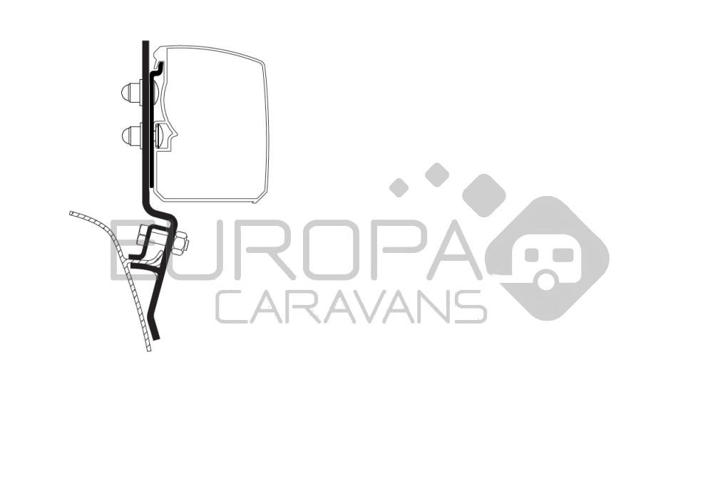 Thule T3200 VW T2/ T3 Adapter