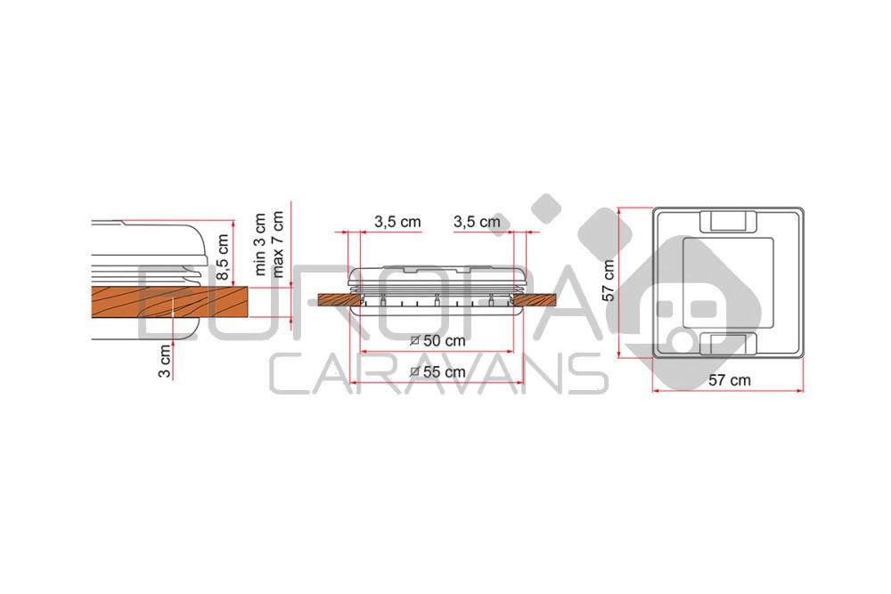 Fiamma Vent 50 Crystal