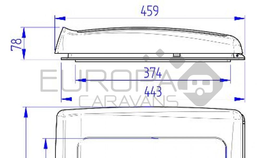 Thule Vent 12V Doorschijnend