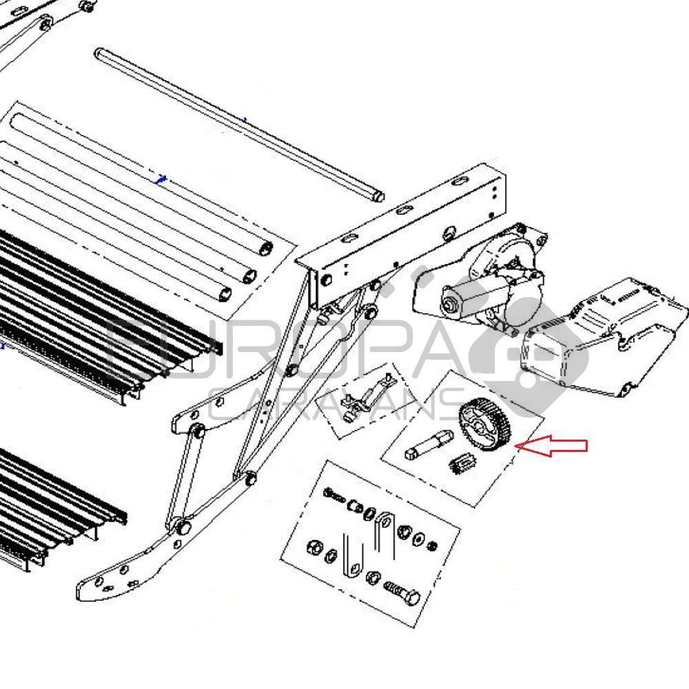 Thule Doubele Step Repair Kit Pinion