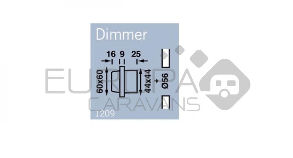 Frilight LED Dimmer Mat Zilver 12V 2A/24W