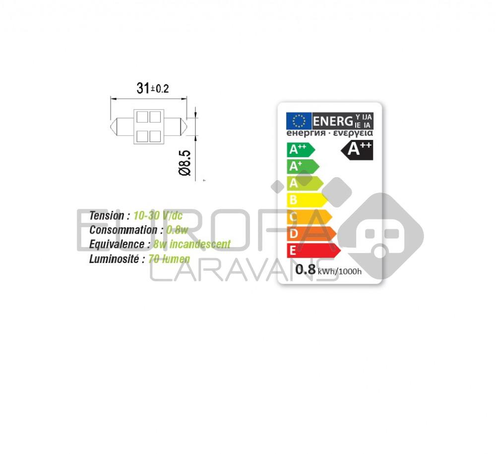 Vechline LED Lamp 0.8W 70 Lumen