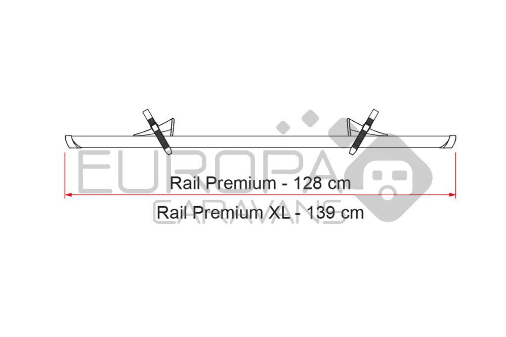 Fiamma Rail Premium Deep Black