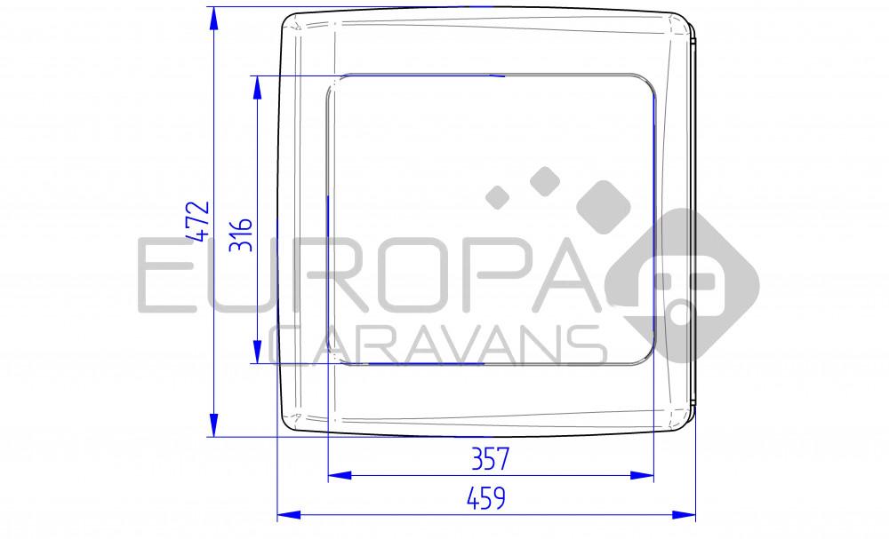 Thule Vent Wit 40x40cm