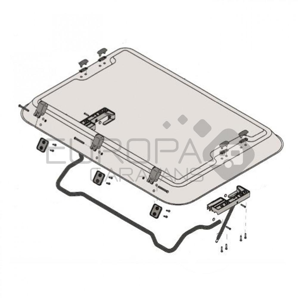 Dometic Heki 2 Afdekkapjes voor Acryl Kap