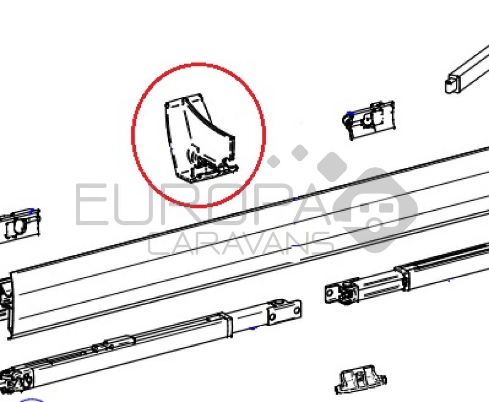 Thule Gliding Angle Lead Rail 8000