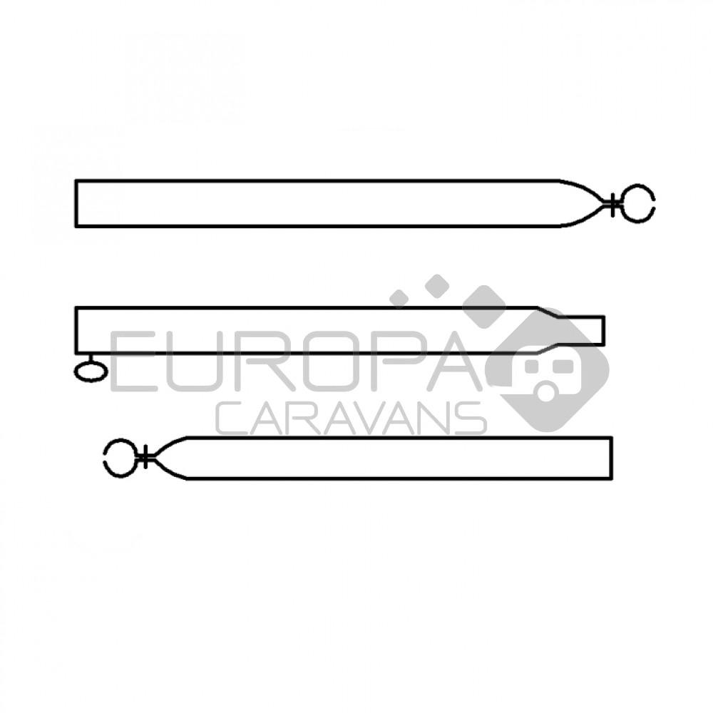 Campking Verandastang 25/22mm 170-250cm Basic