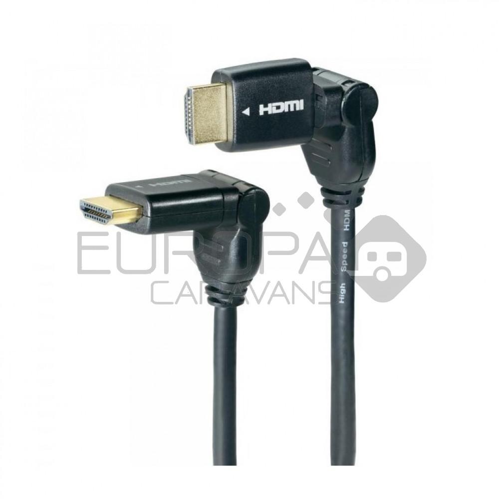 HDMI kabel haakse aansluiting 1,5 meter