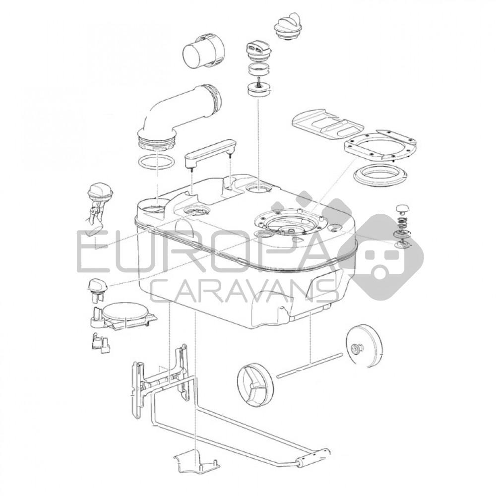 Thetford C220 Holding Tank Pass Outs Vent Campers