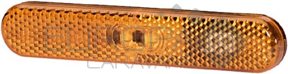 Hella Zijmarkering LED met Reflector Rechthoekig Opbouw Oranje