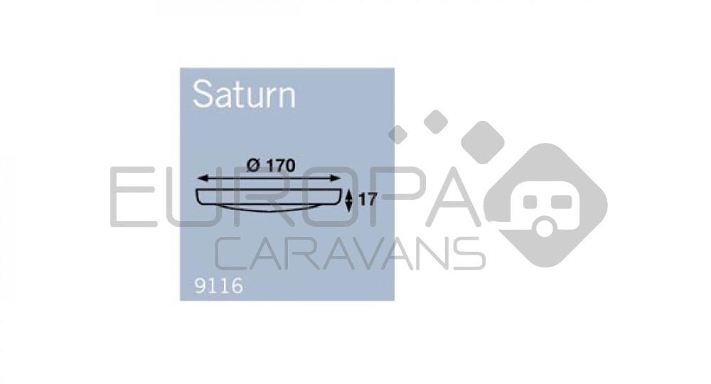 Frilight Plafonnière Saturn Chroom 170mm met Schakelaar LED