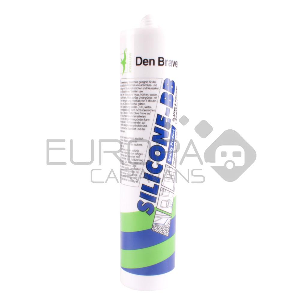 Den Braven Siliconenkit BB+Sanitair Transparant-Grijs 310ml 12st.