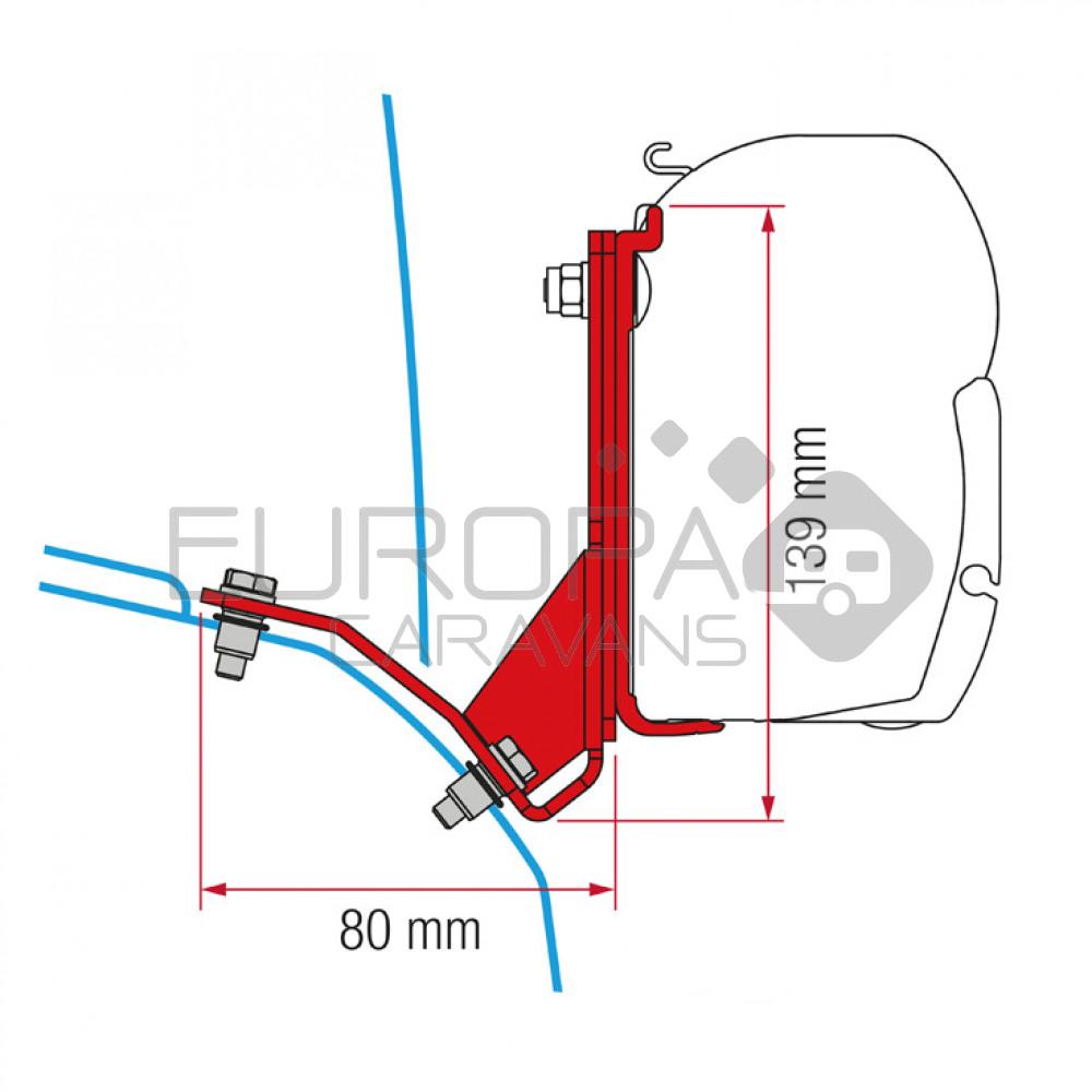 Fiamma Ducato/Pössl Lift Roof/Hymercar Kit H2-L2/L3/L4 >2006 F45