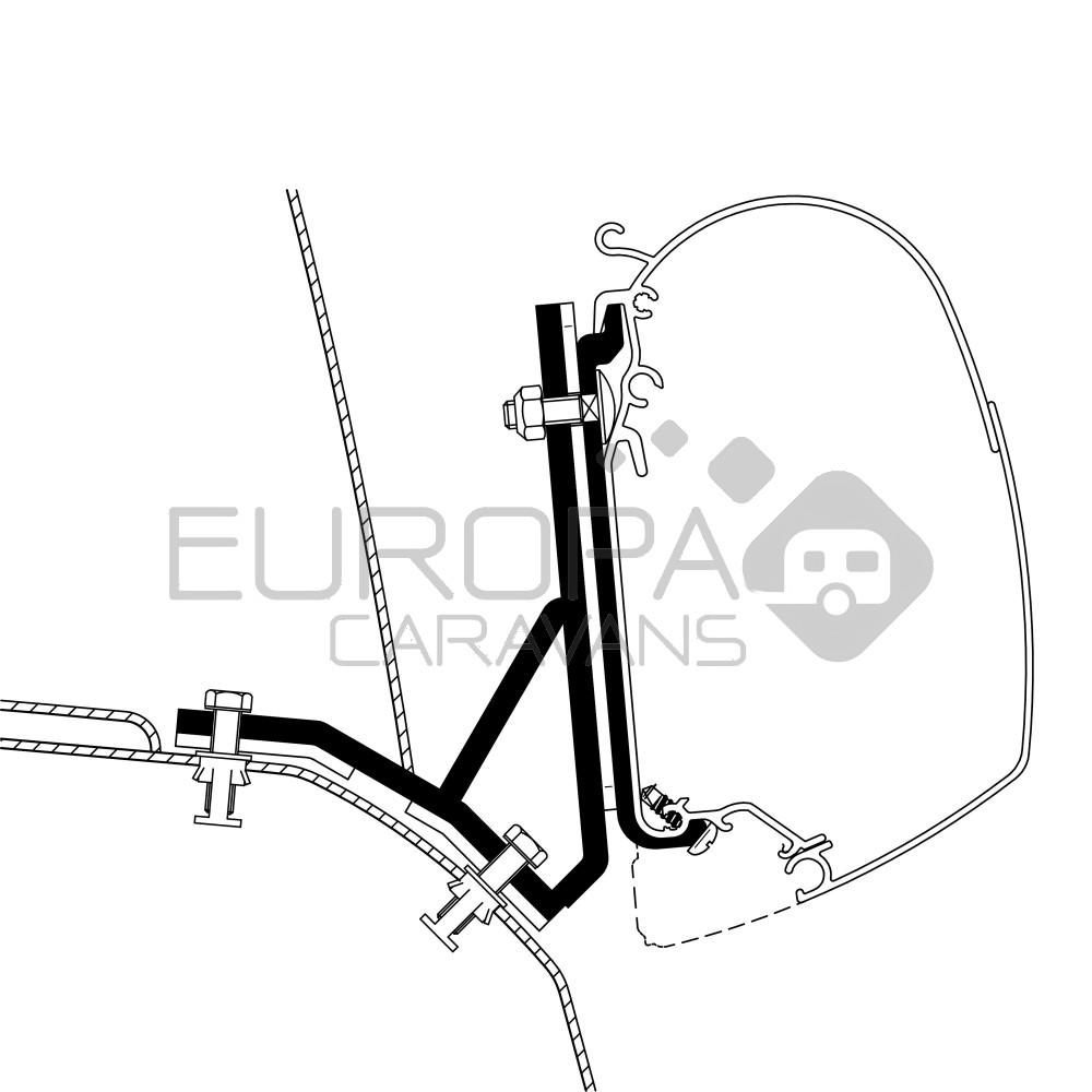 Thule Ducato/Iveco H2 Lift Roof Adapter