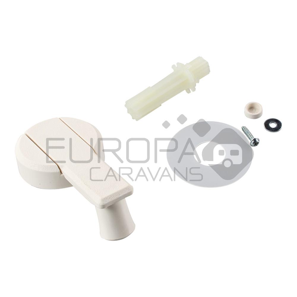 Dometic Midi Heki Style Slinger Crème met Montagedelen 70x50