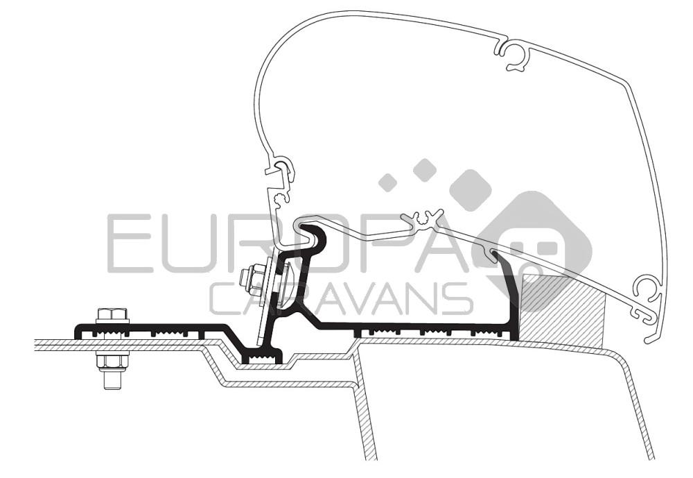 Thule Renault Master/Opel Movano <2022 Roof Adapt