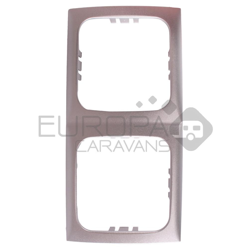 Berker Afdekraam Flow 2-Vaks Truma Element Chroom