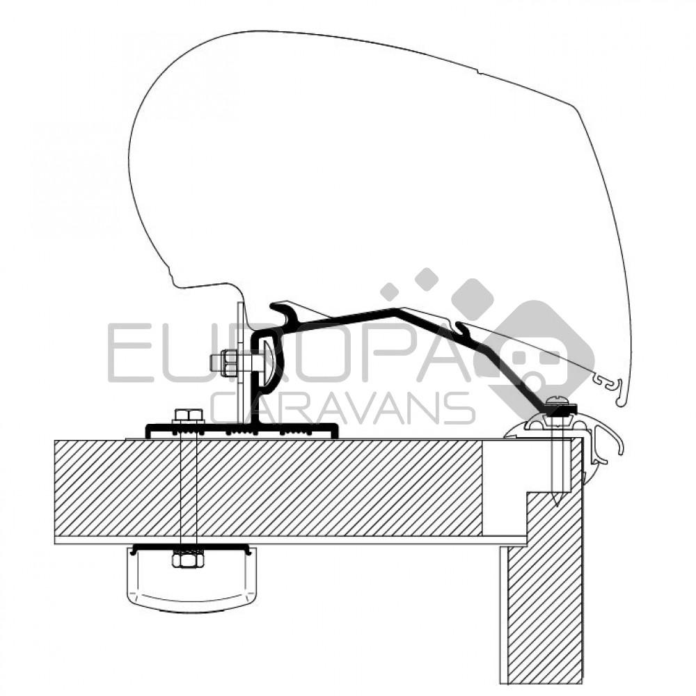 Thule LMC Caravan Roof Adapter Kit