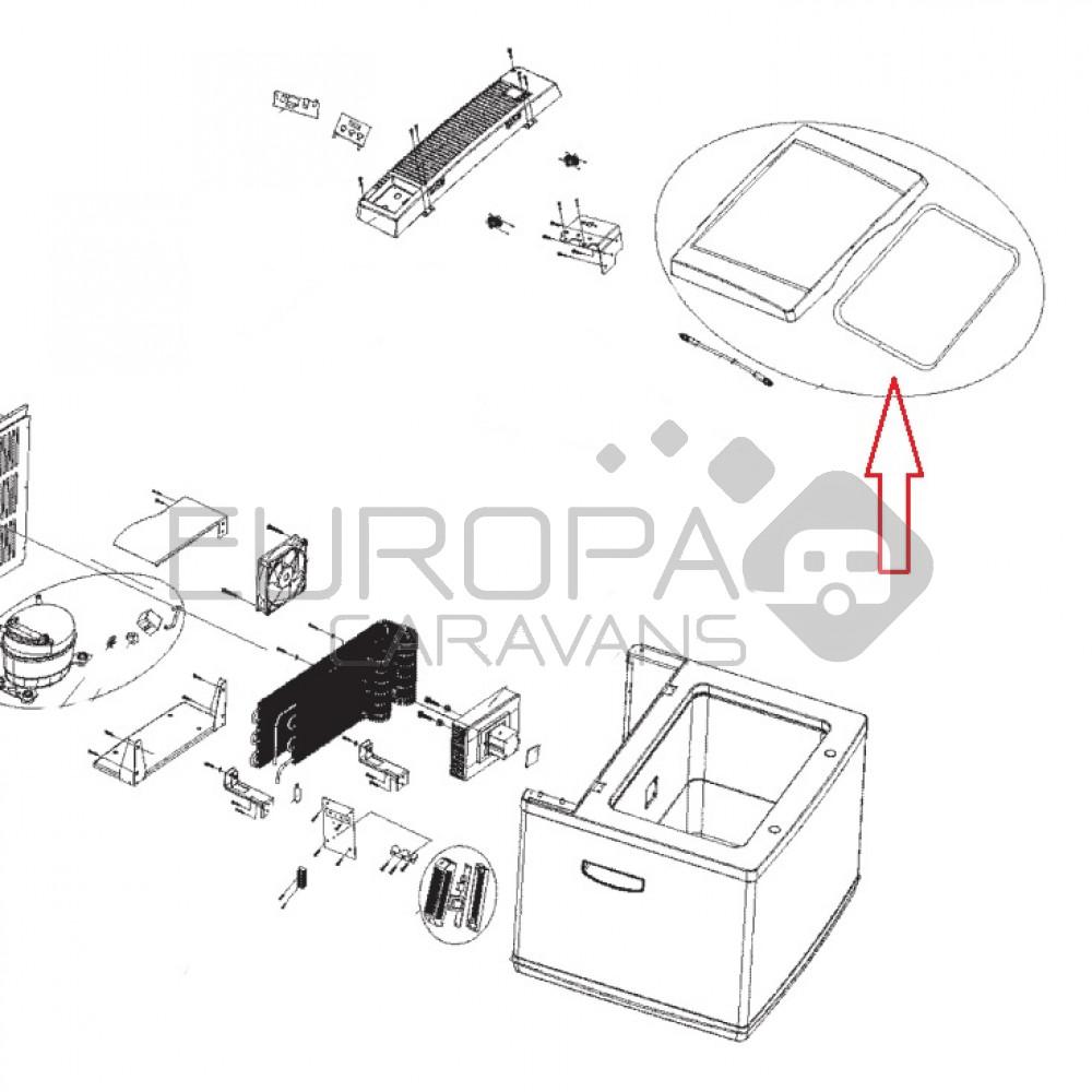 Dometic CK40D Afdichter Deksel