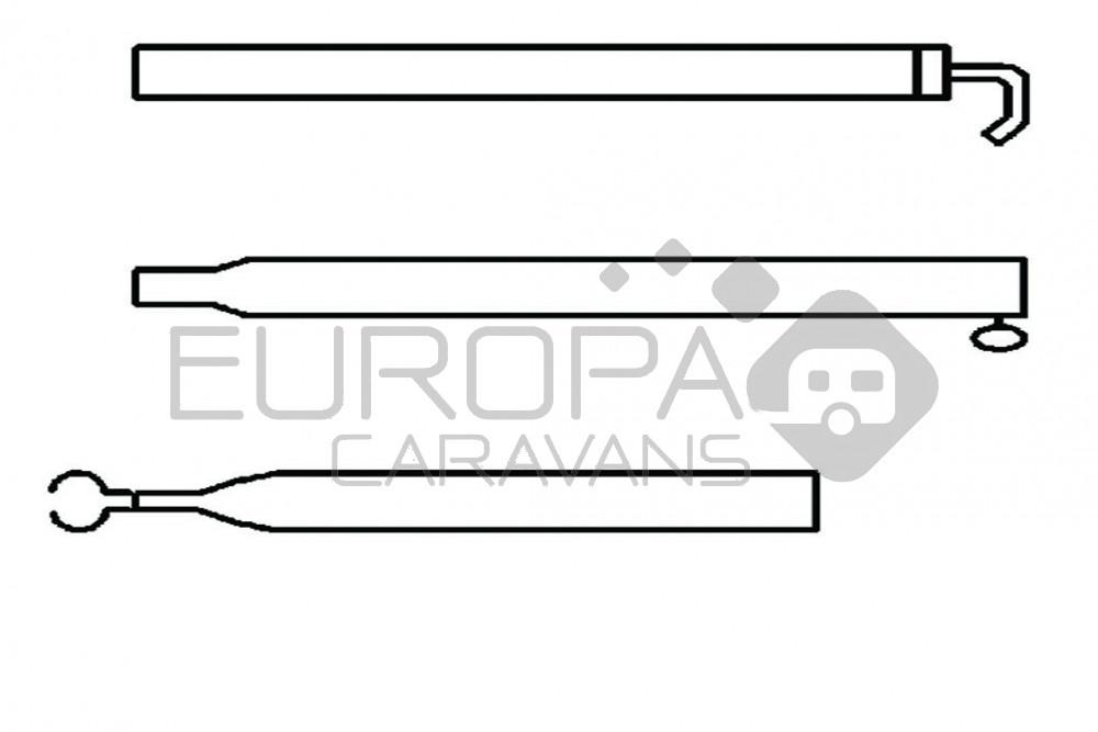 Campking Extra dakligger 22/19mm 170-250cm Basic