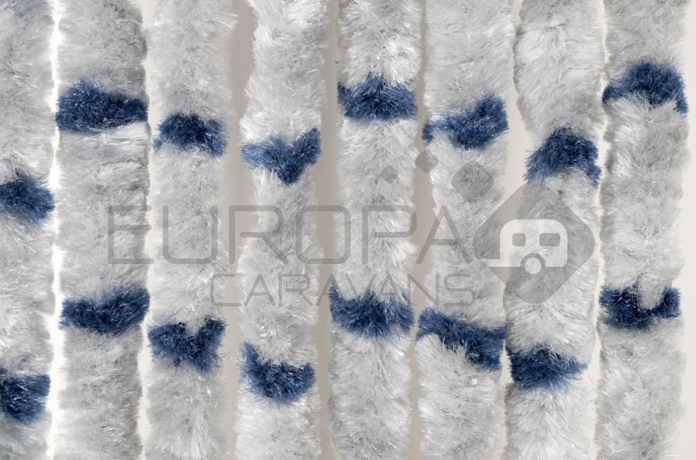 Arisol Chenille Gordijn 56x185 Blauw/Grijs