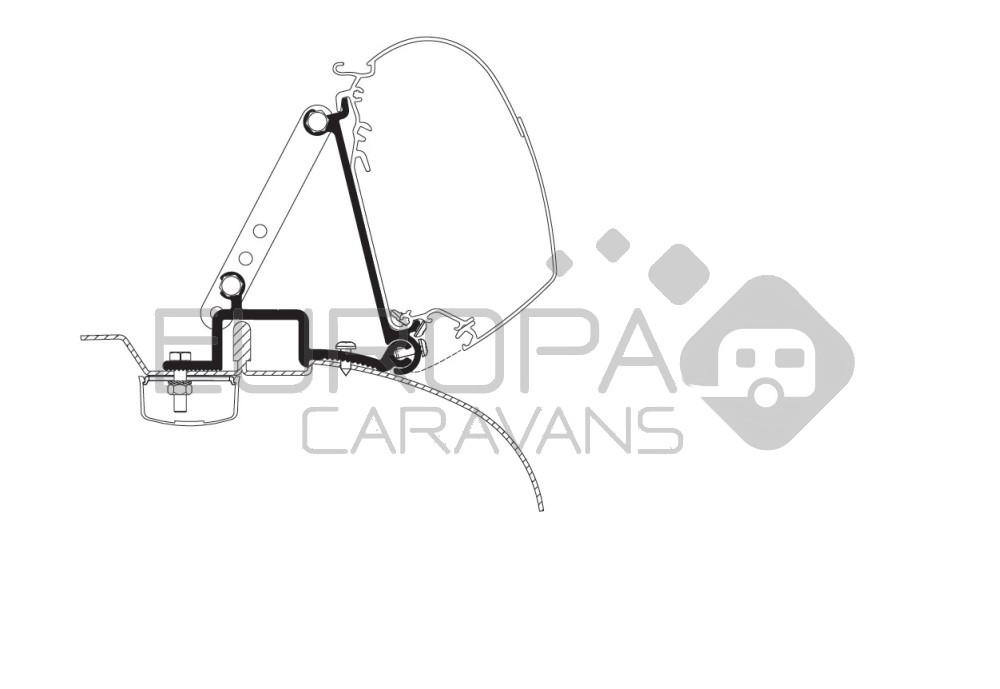 Thule Wall Ducato/ Jumper/ Boxer <2006 Adapt