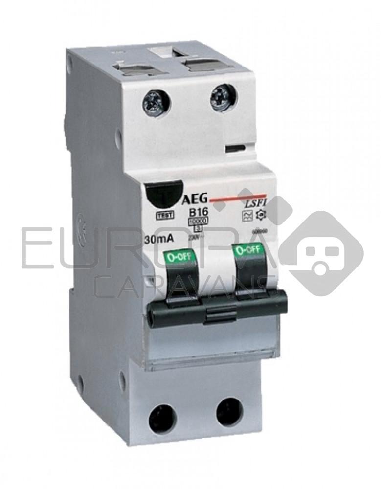 AEG Aardlekautomaat 1-Polig + N Type A B 10A