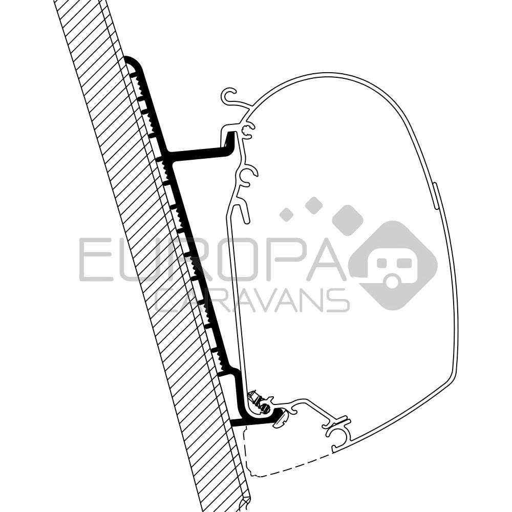 Thule Ducato H3 + EPDM Adapter