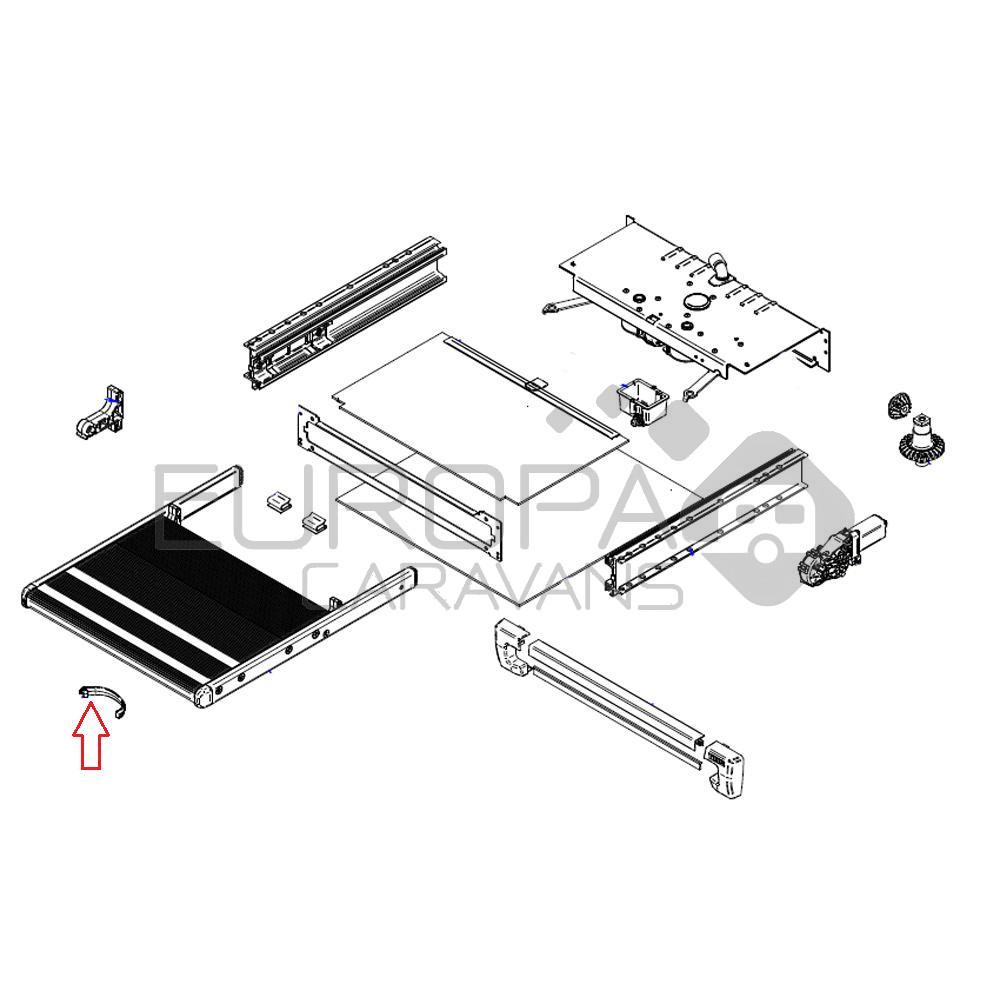 Thule Slide-Out Safety Hook Footboard SO