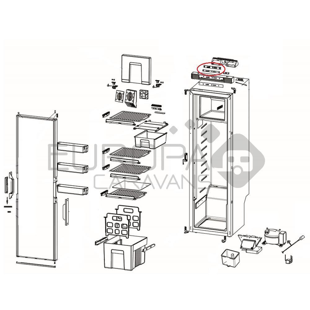 Thetford Controle Paneel T2152