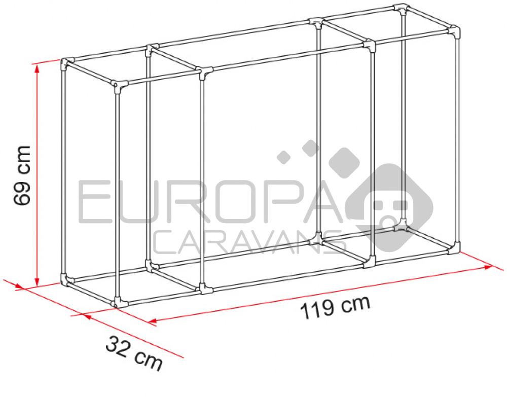 Fiamma Kit Frame Cargo Back