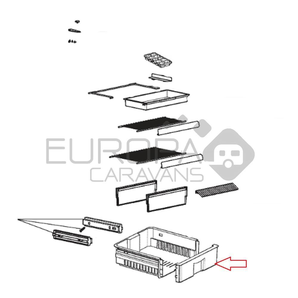 Dometic Handgreep Vershouder Schuif RML 9435