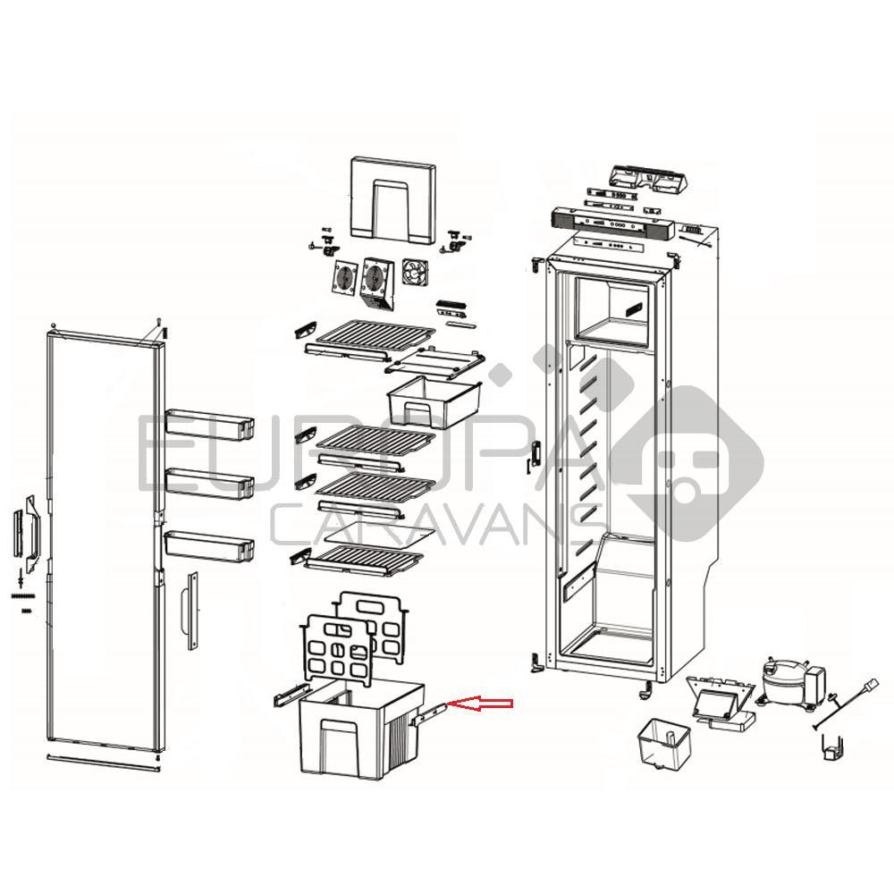 Thetford Groentenlade Geleider T2152