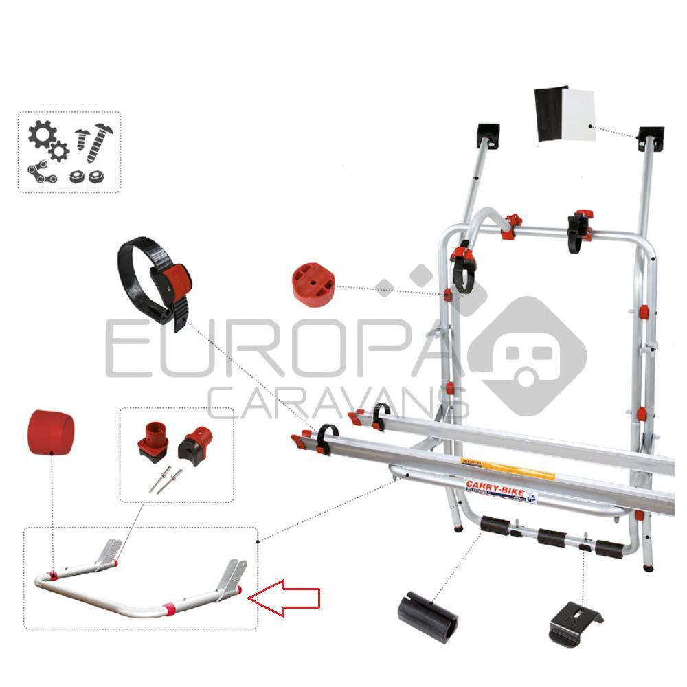 Fiamma Carry-Bike VW T4 Telescopische Onderbeugel