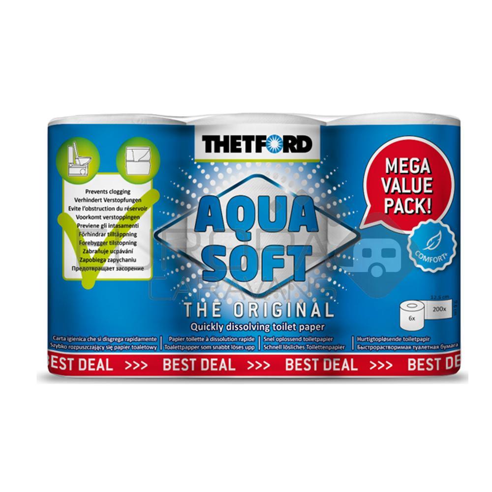 Thetford Promo Aqua Soft Toiletpapier 6 Rollen