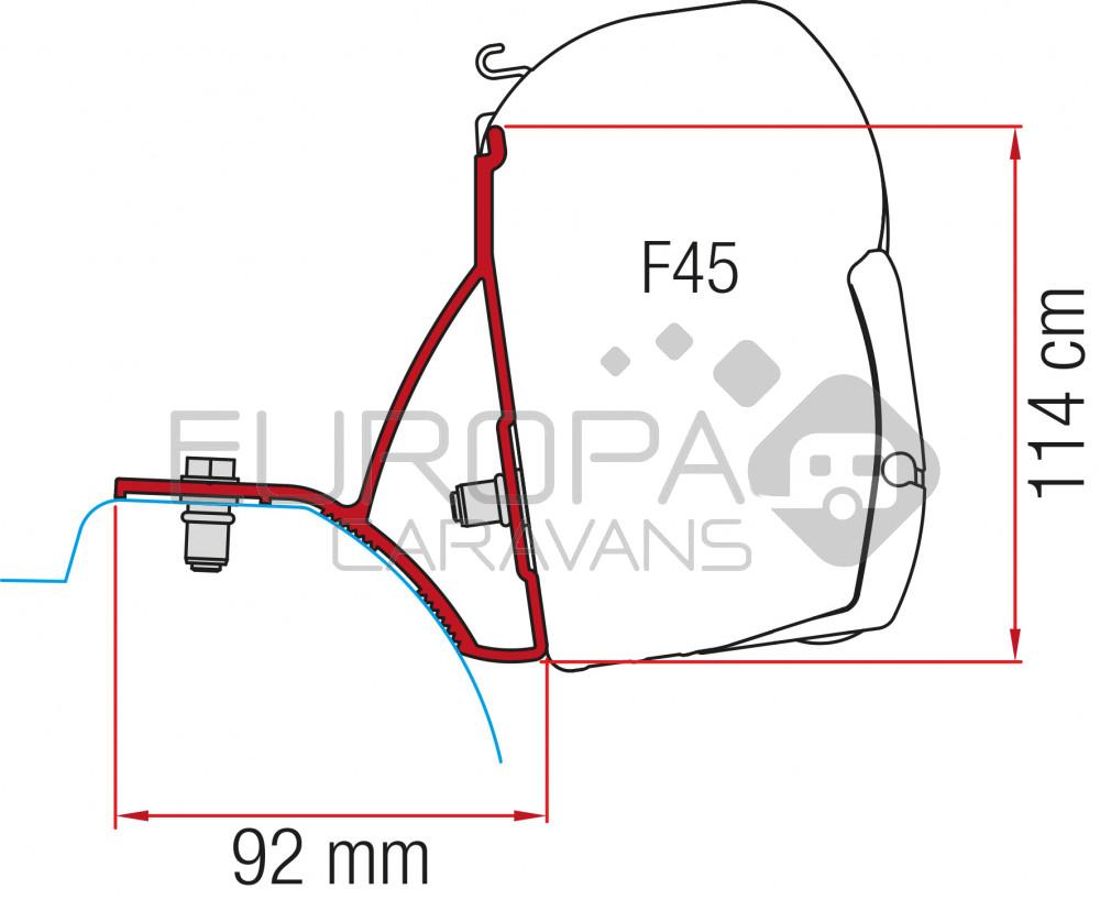 Fiamma Trafic/Vivaro/Talento/NV300 Kit H1-L1/L2 >2014 F45
