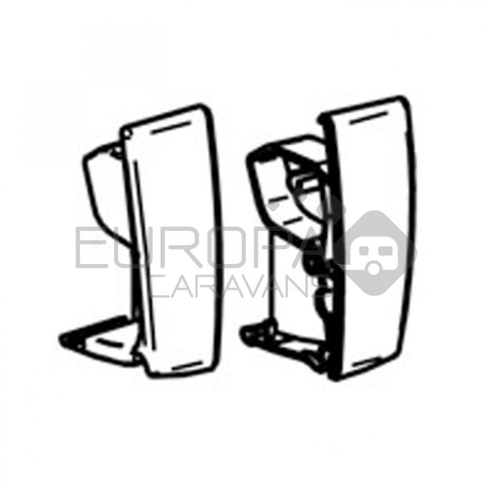 Thule LH+RH Endcap leadrail 6200 antra