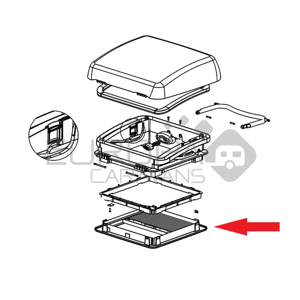 Dometic Micro Heki Binnenkader 23-42mm Compleet