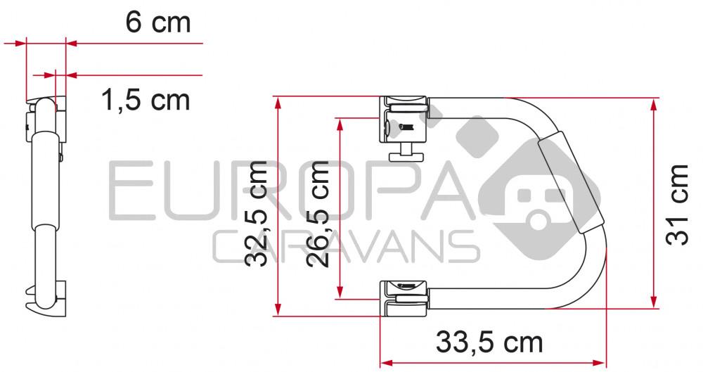 Fiamma Instapbeugel Security 31